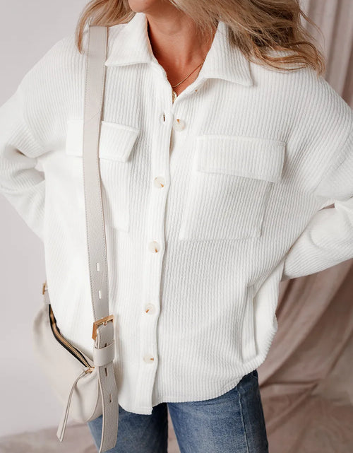 Load image into Gallery viewer, Button Up Long Sleeve Shacket
