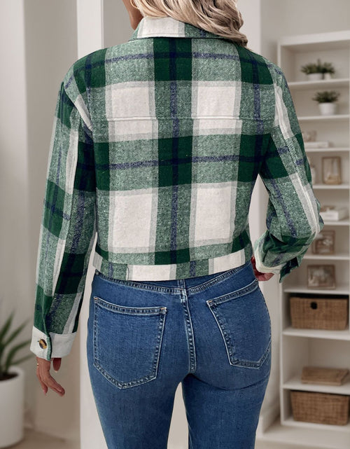 Load image into Gallery viewer, Perfee Color Block Button Up Jacket
