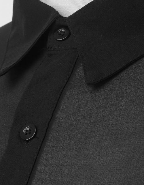 Load image into Gallery viewer, Men's Full Size Collared Neck Long Sleeve Shirt Plus Size
