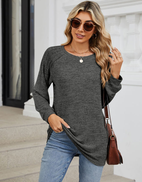 Load image into Gallery viewer, Round Neck Long Sleeve T-Shirt
