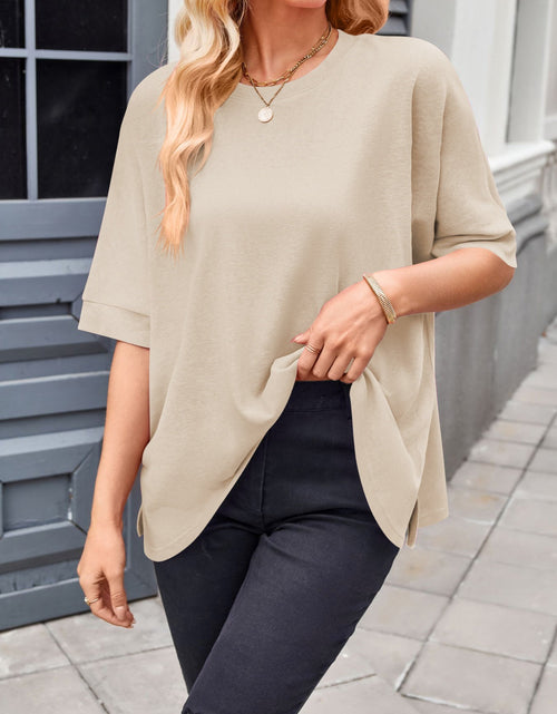 Load image into Gallery viewer, Lovelet Round Neck Half Sleeve T-Shirt
