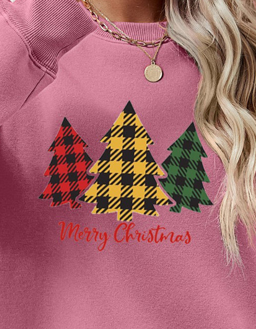 Load image into Gallery viewer, MERRY CHRISTMAS Dropped Shoulder Sweatshirt
