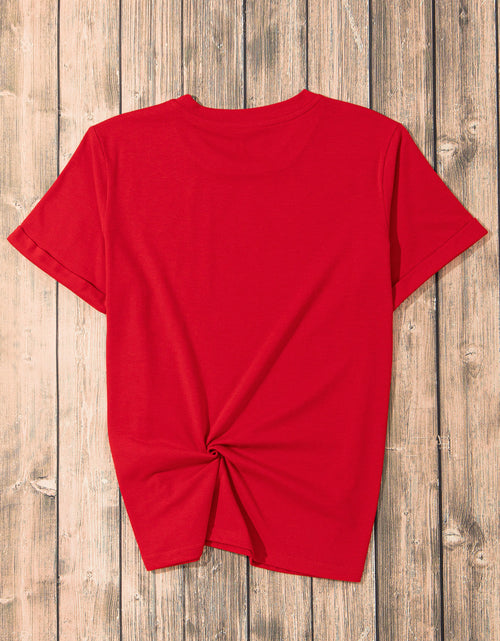 Load image into Gallery viewer, USA Round Neck Short Sleeve T-Shirt
