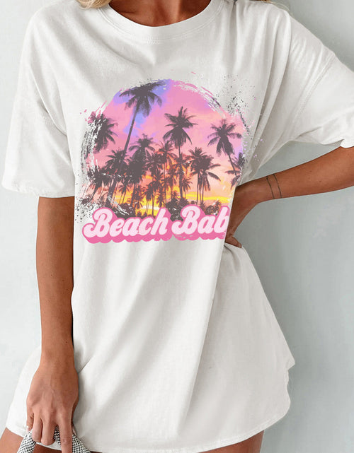 Load image into Gallery viewer, Graphic Round Neck Half Sleeve T-Shirt
