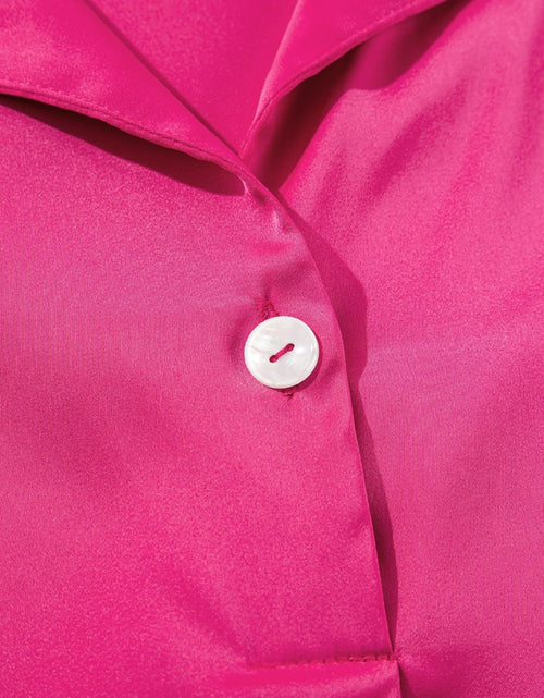 Load image into Gallery viewer, Buttoned Collared Neck Mini Shirt Dress

