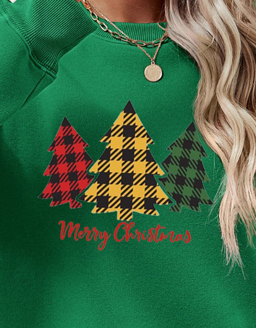 Load image into Gallery viewer, MERRY CHRISTMAS Dropped Shoulder Sweatshirt
