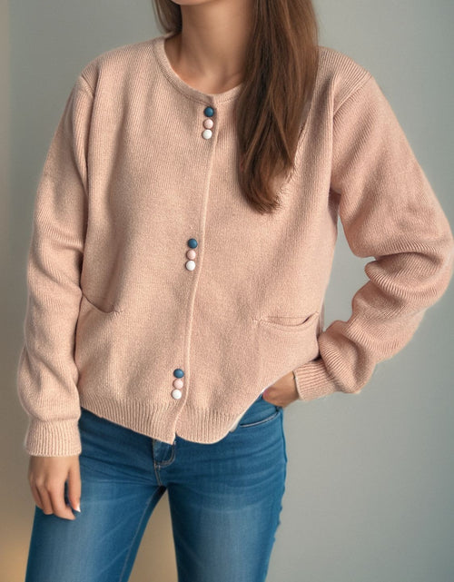 Load image into Gallery viewer, Button Down Long Sleeve Cardigan with Pockets
