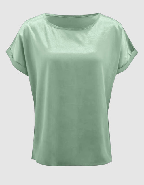 Load image into Gallery viewer, Round Neck Short Sleeve T-Shirt
