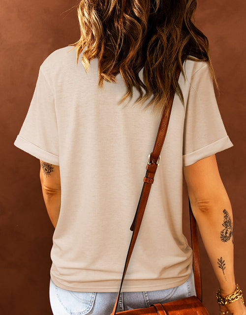 Load image into Gallery viewer, Western Graphic Round Neck T-Shirt
