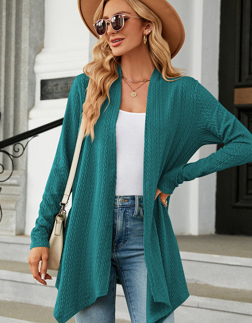Load image into Gallery viewer, Open Front Long Sleeve Cardigan
