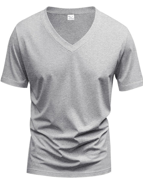Load image into Gallery viewer, Men's Full Size V-Neck Short Sleeve T-Shirt Plus Size
