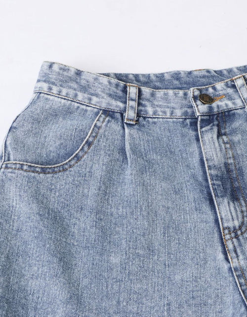 Load image into Gallery viewer, High Waist Straight Leg Jeans
