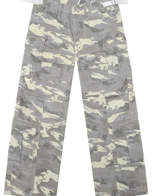 Load image into Gallery viewer, Men's Camouflage Straight Cargo Jeans
