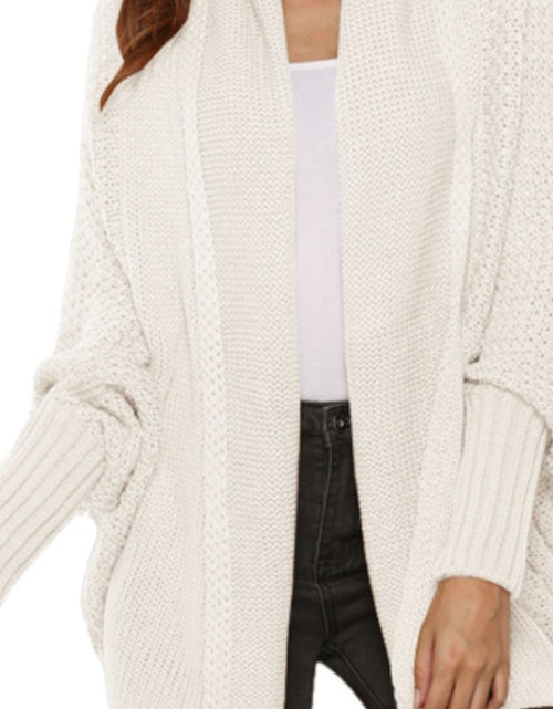 Load image into Gallery viewer, Angel Wings Open Front Batwing Sleeve Cardigan
