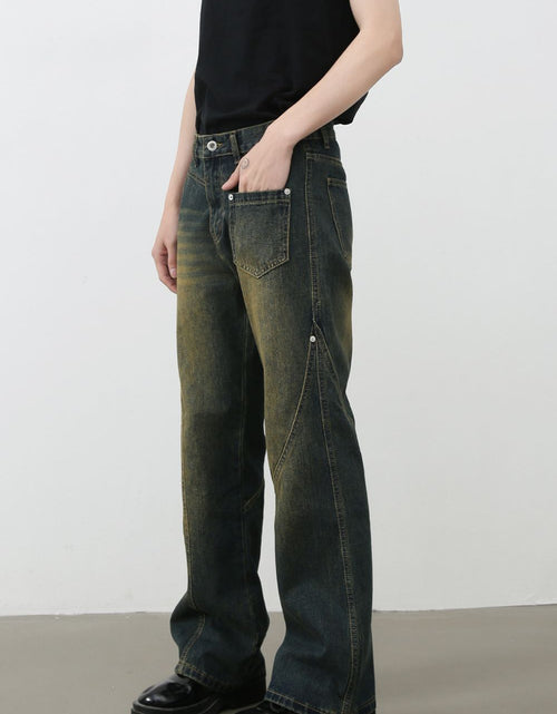 Load image into Gallery viewer, Men's Mid Rise Bootcut Jeans
