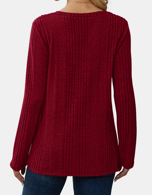 Load image into Gallery viewer, V-Neck Long Sleeve T-Shirt

