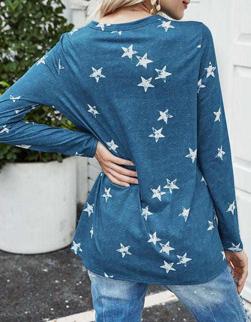 Load image into Gallery viewer, Cutout Round Neck Long Sleeve T-Shirt
