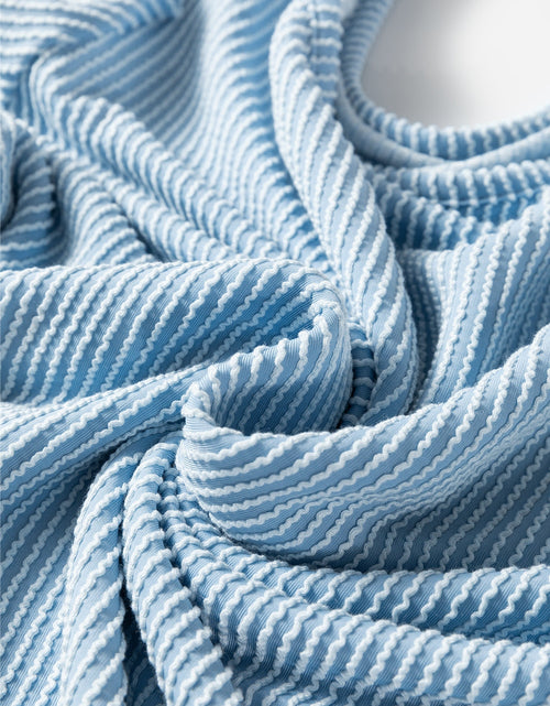 Load image into Gallery viewer, Frill Texture Round Neck Long Sleeve Sweatshirt
