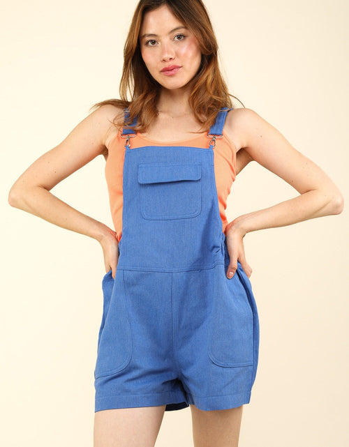 Load image into Gallery viewer, VERY J Adjustable Suspender Overalls with Pockets
