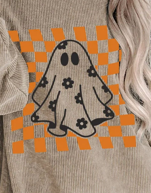 Load image into Gallery viewer, Ghost Round Neck Long Sleeve Sweatshirt
