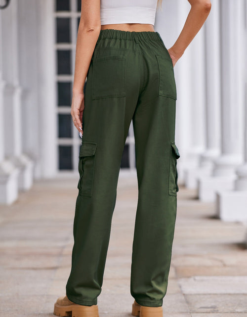 Load image into Gallery viewer, Straight Denim Cargo Pants
