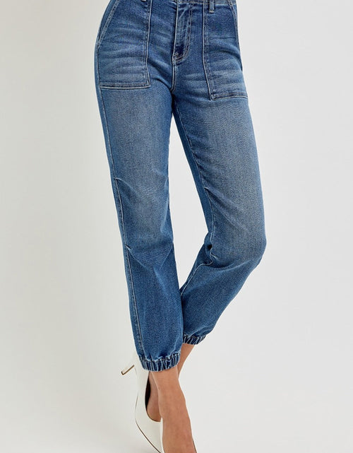 Load image into Gallery viewer, RISEN Full Size High Rise Ankle Jogger Jeans
