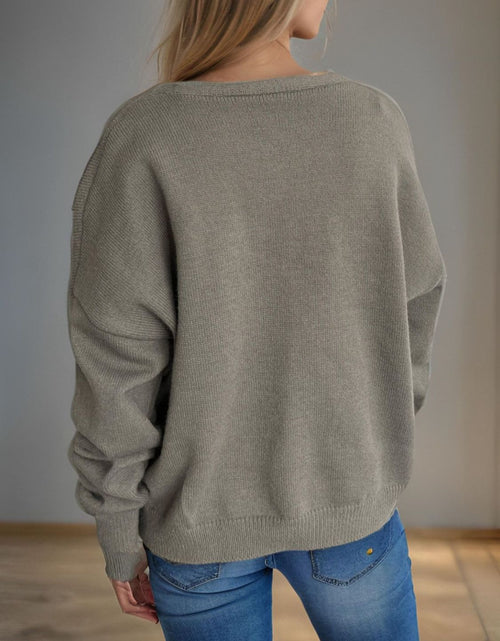 Load image into Gallery viewer, Daisy Button Up V-Neck Cardigan
