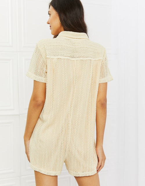 Load image into Gallery viewer, HEYSON Ready For The Day Crochet Romper
