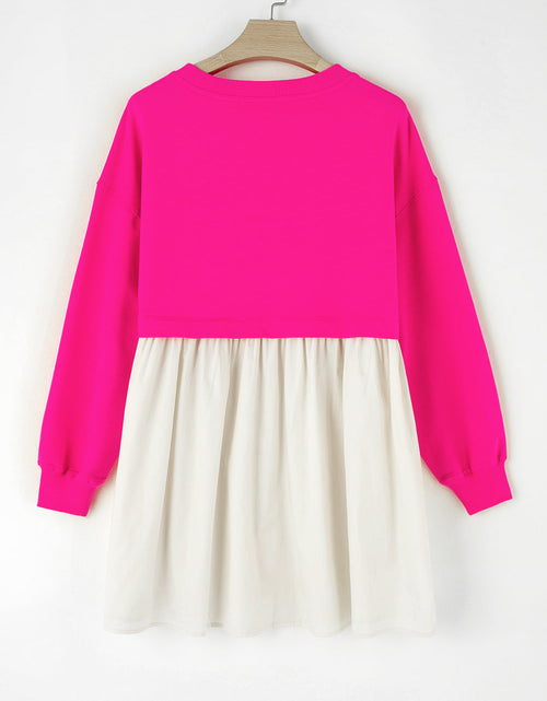 Load image into Gallery viewer, XOXO Sequin Heart Long Sleeve Dress
