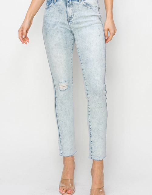 Load image into Gallery viewer, Risen Full Size High Rise Distressed Skinny Jeans
