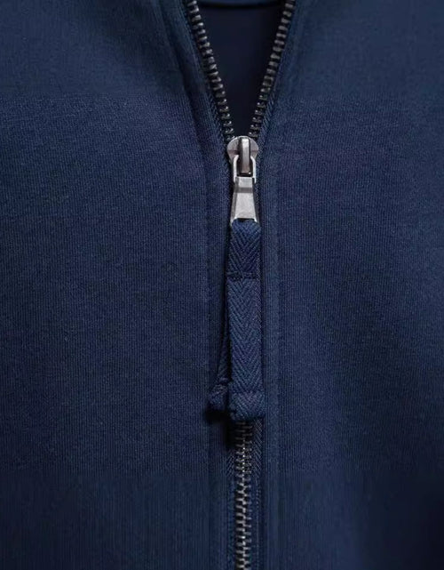Load image into Gallery viewer, Men's Zip Up Long Sleeve Sweatshirt
