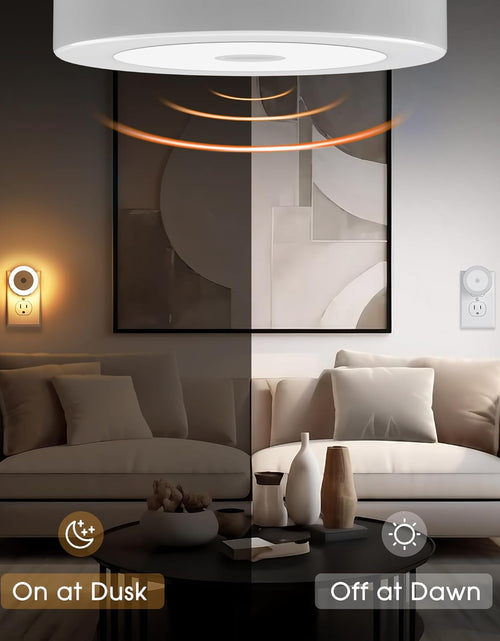 Load image into Gallery viewer, 4 Pack Night Light,  LED Night Light for Kids, Plug in Night Light, Light Sensor Night Lights, Smart Night Light, Hallway Lights, Wall Light, Nightlight for Adult, Soft White 3000K, 0.6W 60LM
