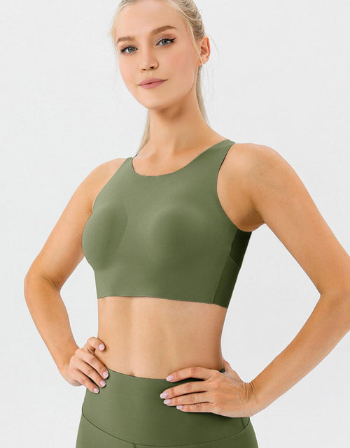 Load image into Gallery viewer, Round Neck Wide Strap Active Bra

