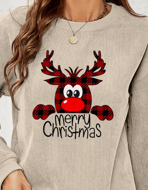 Load image into Gallery viewer, MERRY CHRISTMAS Graphic Sweatshirt
