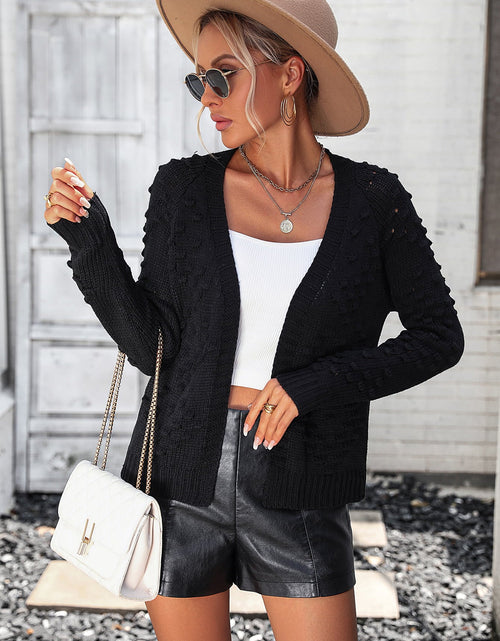 Load image into Gallery viewer, Open Front Long Sleeve Cardigan
