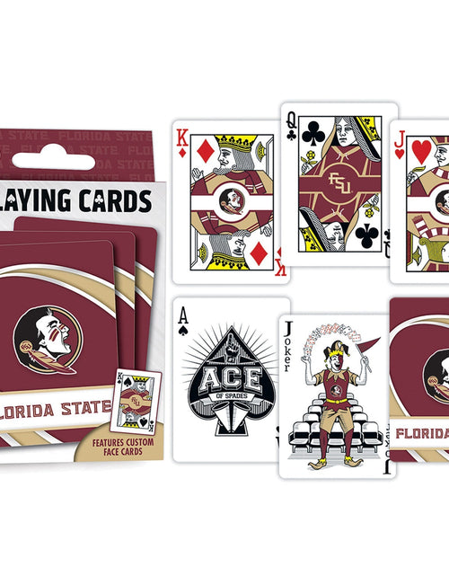 Load image into Gallery viewer, Florida State Seminoles Playing Cards - 54 Card Deck by MasterPieces Puzzle Company INC
