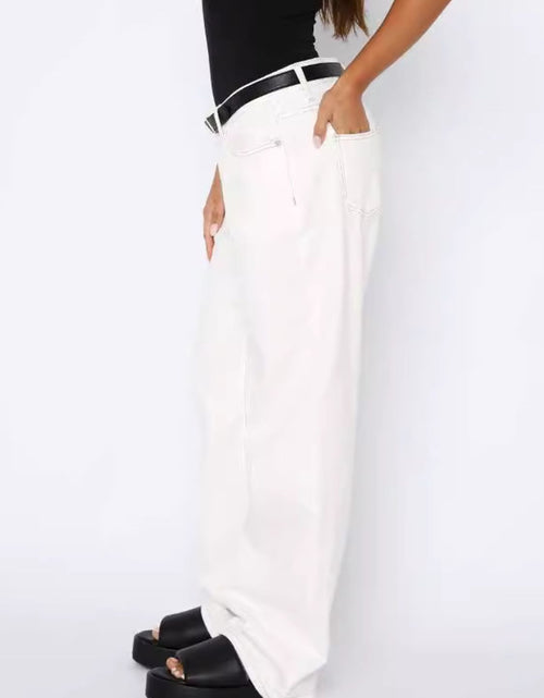 Load image into Gallery viewer, Wide Leg Jeans with Pockets
