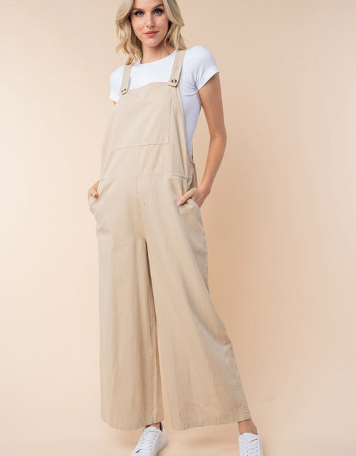 Load image into Gallery viewer, White Birch Sleeveless Wide Leg Jumpsuit
