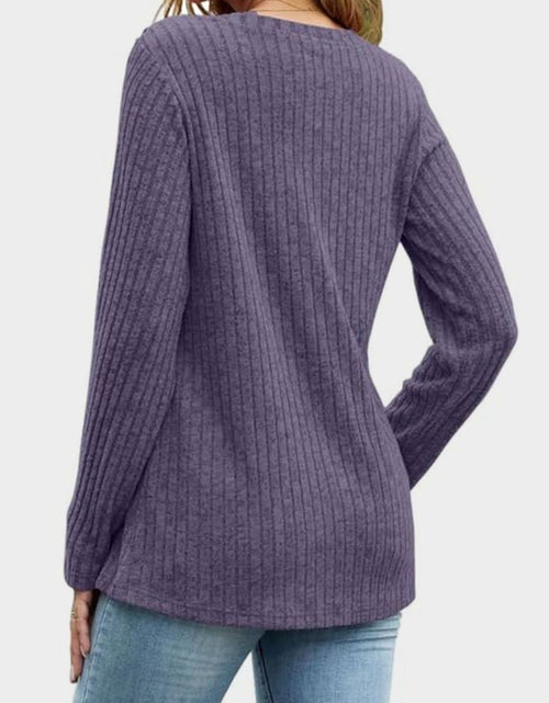 Load image into Gallery viewer, V-Neck Long Sleeve T-Shirt
