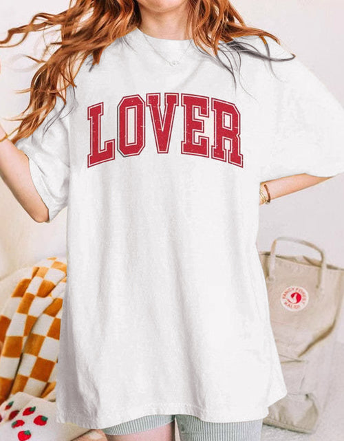 Load image into Gallery viewer, LOVER Round Neck Half Sleeve T-Shirt

