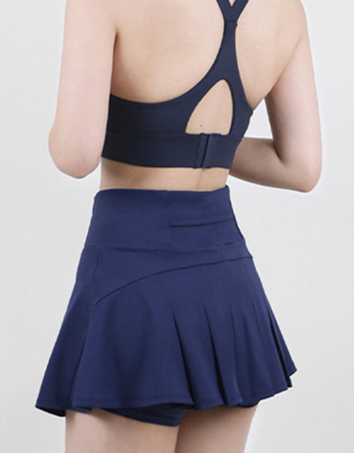 Load image into Gallery viewer, High Waist Pleated Active Skirt
