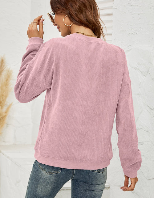 Load image into Gallery viewer, DON'T STOP BELIEVING Graphic Sweatshirt
