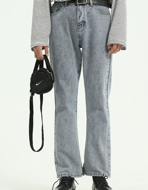 Load image into Gallery viewer, Side Slit Jeans with Pockets
