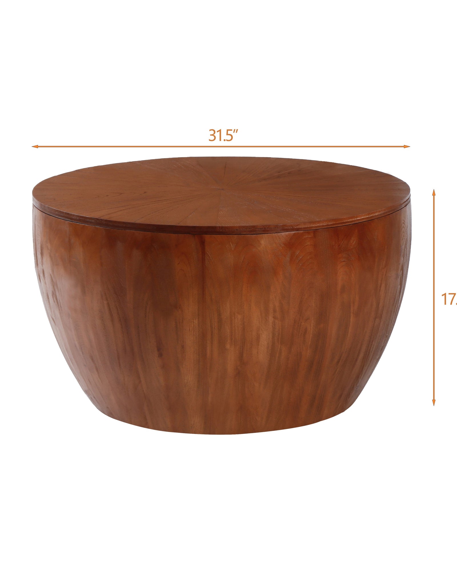 Vintage Style Bucket Shaped Coffee Table by Blak Hom