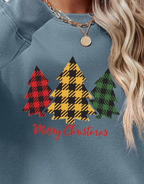Load image into Gallery viewer, MERRY CHRISTMAS Dropped Shoulder Sweatshirt
