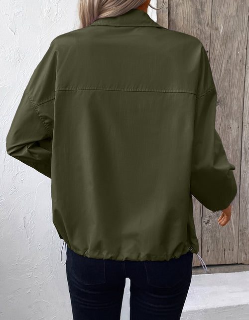 Load image into Gallery viewer, Ivy Lane Pocketed Zip Up Long Sleeve Jacket
