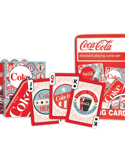 Load image into Gallery viewer, Coca-Cola Playing Cards 2-Pack by MasterPieces Puzzle Company INC

