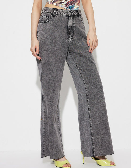 Load image into Gallery viewer, High Waist Bootcut Jeans with Pockets
