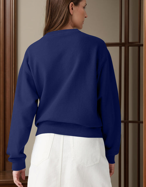Load image into Gallery viewer, Round Neck Long Sleeve Sweatshirt
