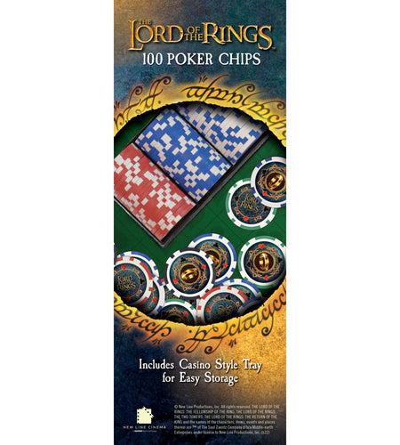Lord of The Rings 100 Piece Poker Chips by MasterPieces Puzzle Company INC